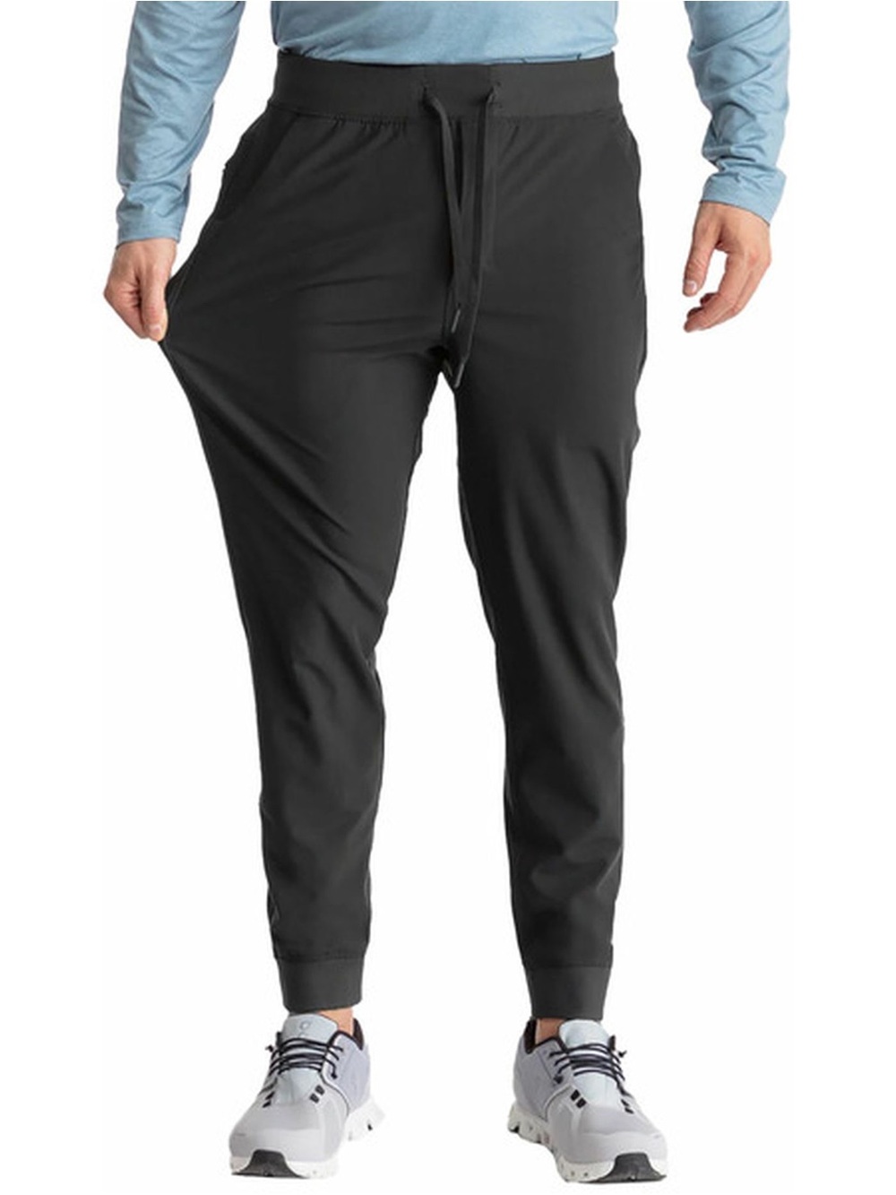 Birddogs Mens Slim Fit Joggers Black Jogger Pants Medium